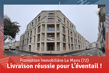 Livraison réussie des appartements neufs de la résidence L'éventail Le Mans