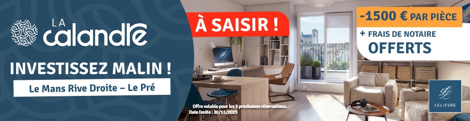 Offre commerciale appartements neufs à vendre la calandre le mans