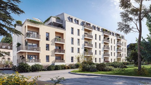 Vue 3D du programme immobilier neuf à Laval