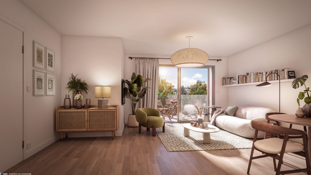 Vue intérieure des appartements neufs à vendre à Laval
