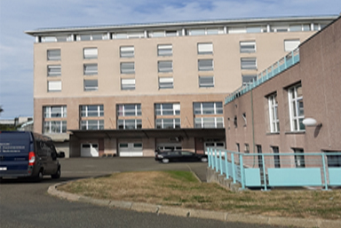 Clinique du Pré Le Mans Sarthe avant travaux de réhabilitation et aménagement