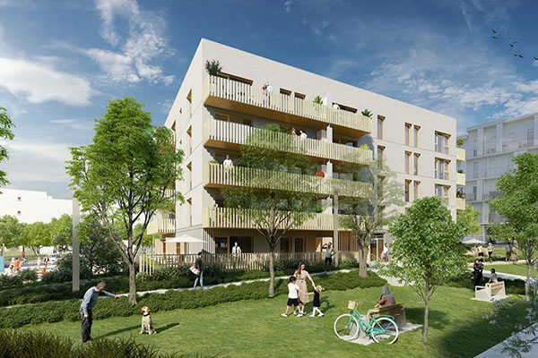 Résidence neuve Kanopy Appartements en VEFA St Jacques de la Landes Rennes
