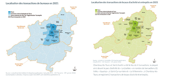 Tours : Marché immobilier d'entreprise