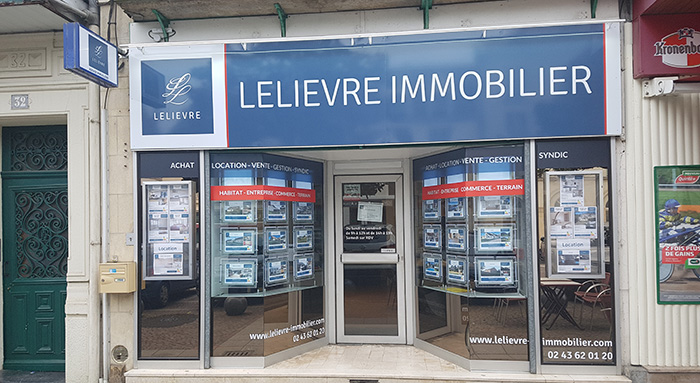 Agence immobilière Sablé-sur-Sarthe Lelièvre Immobilier