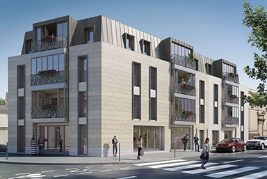 Construction d'une résidence de 28 logements et 1 commerce à Laval - Mayenne (53)