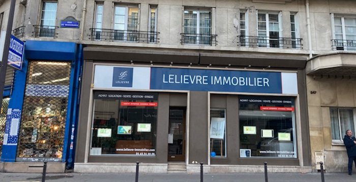 Agence immobilière Paris Mairie du 15ème rue de Vaugirard Lelièvre Immobilier