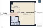Vente - Appartement 1 pièces 22 m<sup>2</sup>