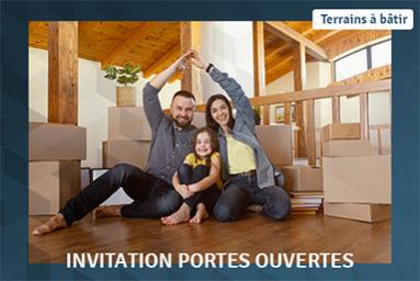 Invitation portes ouvertes lotissement montfort le gesnois 72450
