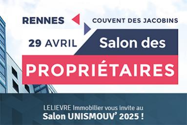 Invitation salon des propriétaires unismouv rennes 2025