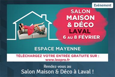 Invitation offerte salon mais et deco laval février 2026